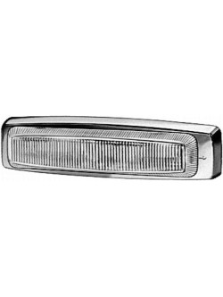LUZ MALETERO BLANCO BORDE PLATEADO