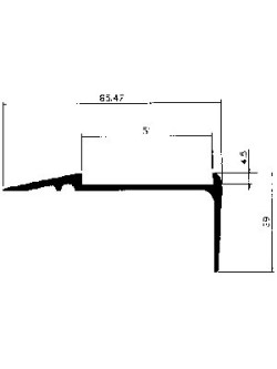 PER ALU ESTRIBOS 6 MT PARA ZIG-ZAG
