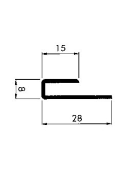 PER ALU U 28X8X15 6MT