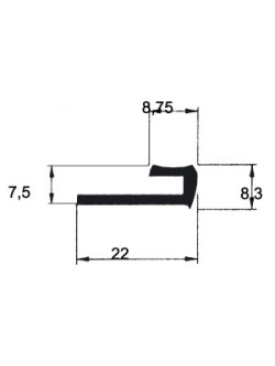 PER ALU E-1200 ANOD PLATA 6MT