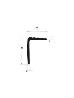 PER ALUM ESTRIBO E-2622 NEGRO 6MT