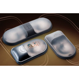 PLAFON MALETERO SENCILLO GRIS 12V