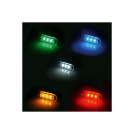 LUZ ESTRIBO 3 LED AZUL 12V
