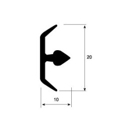 PLASTICO TAPAJUNTAS CRISTAL 5.1 MT