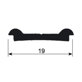 PLASTICO TAPAJUNTAS MACHO 4 MT