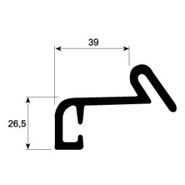 PLASTICO CORTINA LAT 2.1 MT