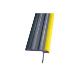PERFIL PLASTICO ESTRIBOS GRIS/AMAR 4 MT