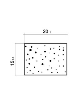 PER GOMA ESPONJOSA DE 20X15