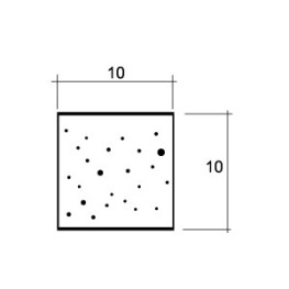 PER GOMA ESPONJOSA 10X10 MM