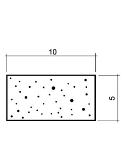 PER GOMA ESPONJOSA 5X10 MM