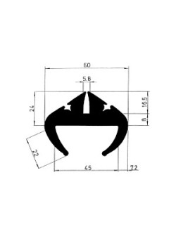 PER GOMA CONTORNO CRISTAL PAR -ANDEC