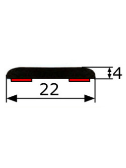 MOLDURA AUTOADHESIVA UNIVERSAL 22x4
