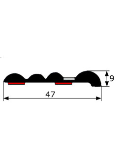 MOLDURA AUTOADHESIVA UNIVERSAL 47X9