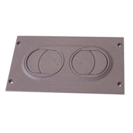 PLACA DIFUSOR 2 SALIDAS AIRE 200 X 97 MM
