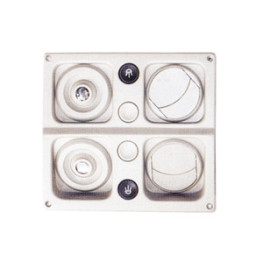 PLACA DIFUSOR GRIS CLARO 218X198