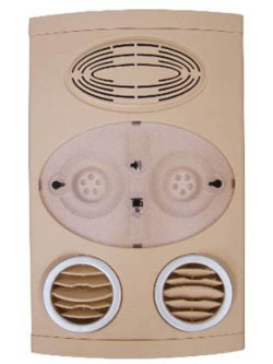 PLACA DIFUSOR OVAL BEIGE LED
