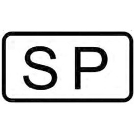 PLACA SP PEQUEÑO 150 X 175 MM