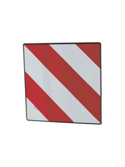 PLACA VEHICULO CARGA SOBRESALIENTE