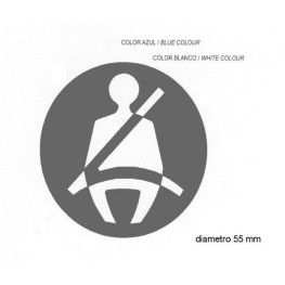 ADHESIVO VINILO-CINTURON SEGURIDAD-50 MM