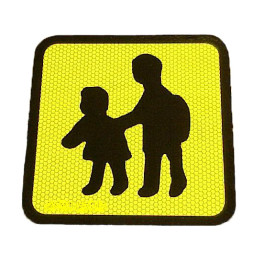 INDICADOR TRANSPORTE ESCOLAR ALUM 36X36