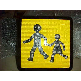 INDICADOR TRANSP ESCOLAR LED EUROPA  KIT