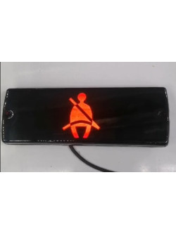 INDICADOR CINTURON 12V ROJO