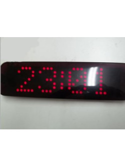 RELOJ DIGITAL NEGRO CAN SAE J1939 24V