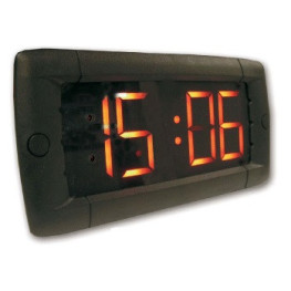 RELOJ ATOMICO GPS EUROPA 12/24V LED ROJO