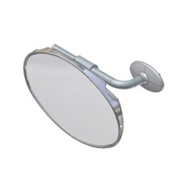 RETROVISOR INTERIOR OVAL 305X205 PLATA
