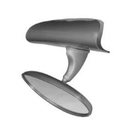 RETROVISOR INTER. PB OVAL 281X137 PLATA