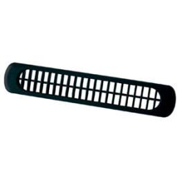 REJILLA AIREACION 209X38 NEGRO NO AGUJER