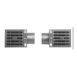 DIFUSOR AIRE NEGRO CON BOQUILLA DERECHO