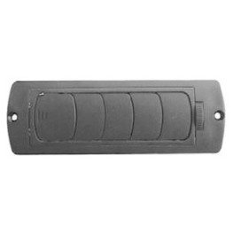 REJILLA AIREACIÓN 143X52 MM NEGRO