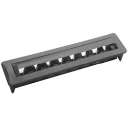 REJILLA AIREACION NEGRA 154.5X36MM