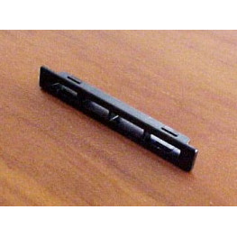 REJILLA AIREACION 112,5 X 15 MM NEGRA
