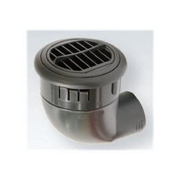 DIFUSOR AIRE 84 MM REDUC 45 MM 90º - NEGRO