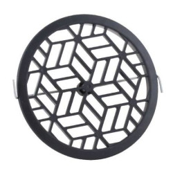 REJILLA AIRE NEGRO DIAM 115 MM
