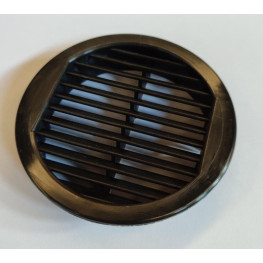 REJILLA VENTILACION 80 MM COL NEGRO
