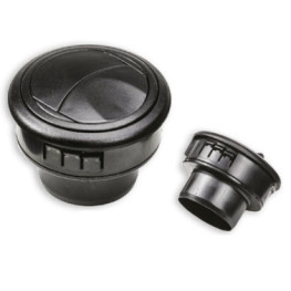 DIFUSOR AIRE 63 MM REDUC 45 MM RECTO - NEGRO