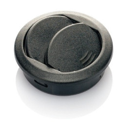 DIFUSOR AIRE 63 MM  NEGRO FIJO