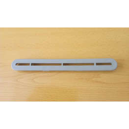 REJILLA AIREACION GRIS CLARO 210X25 MM