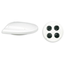 VENTILADOR TECHO OVALADO + OBTURADOR 24V