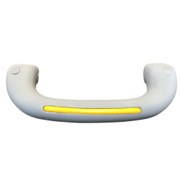 AGARRADOR 260MM GRIS CLARO TIRA AMARIL.