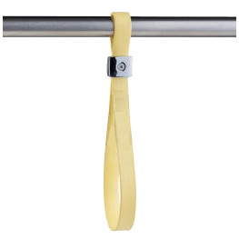 AGARRADOR BARRA AMARILLO CLIP ALUMINIO