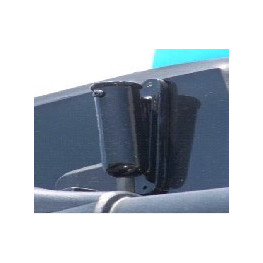 SOPORTE BANDERIN LACADO NEGRO