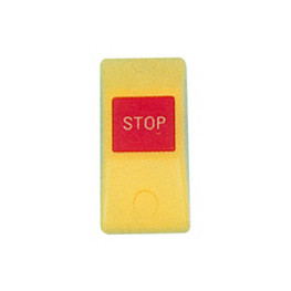 PULSADOR STOP PLANO AMAR/ROJO