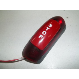 PULSADOR STOP BARRA ROJO CON LED