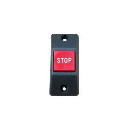 PULSADOR STOP BARRA GRIS/ROJO SOBRESALE