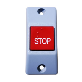 PULSA PLANO GRIS/ROJO STOP BRAILLE