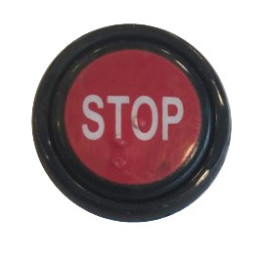 PULSADOR STOP ROJO DIAM 30 MM EMPOTR BRAILLE
